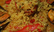 Рис с Европейским омаром