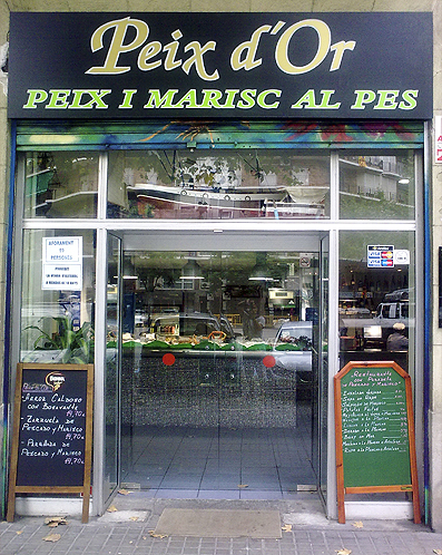 Restaurante Marisquería Peix d'Or Barcelona